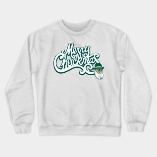 Merry Chuckmas by Tai's Tees Crewneck Sweatshirt